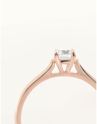 Anillo de compromiso LIEBE | Oro Rosa | 0.35 ct.