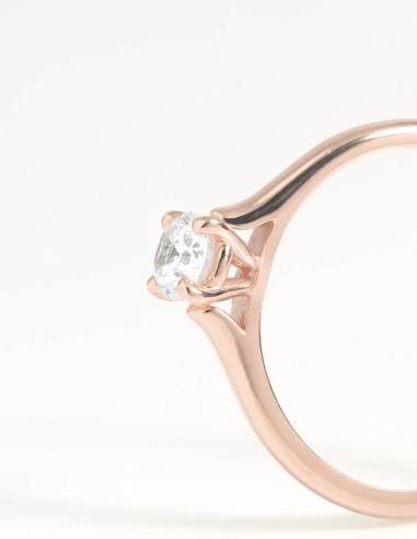 Anillo de compromiso LIEBE | Oro Rosa | 0.35 ct.