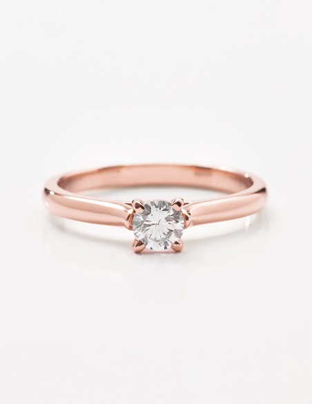 Anillo de compromiso LIEBE | Oro Rosa | 0.35 ct.
