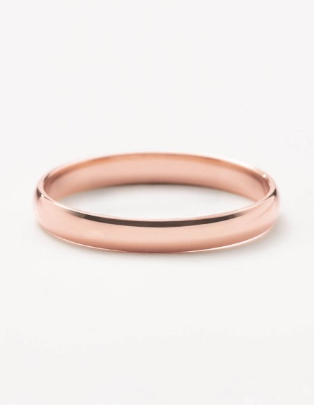 Anillo de boda clásico 3 mm oro rosa 18k | RD30RP00